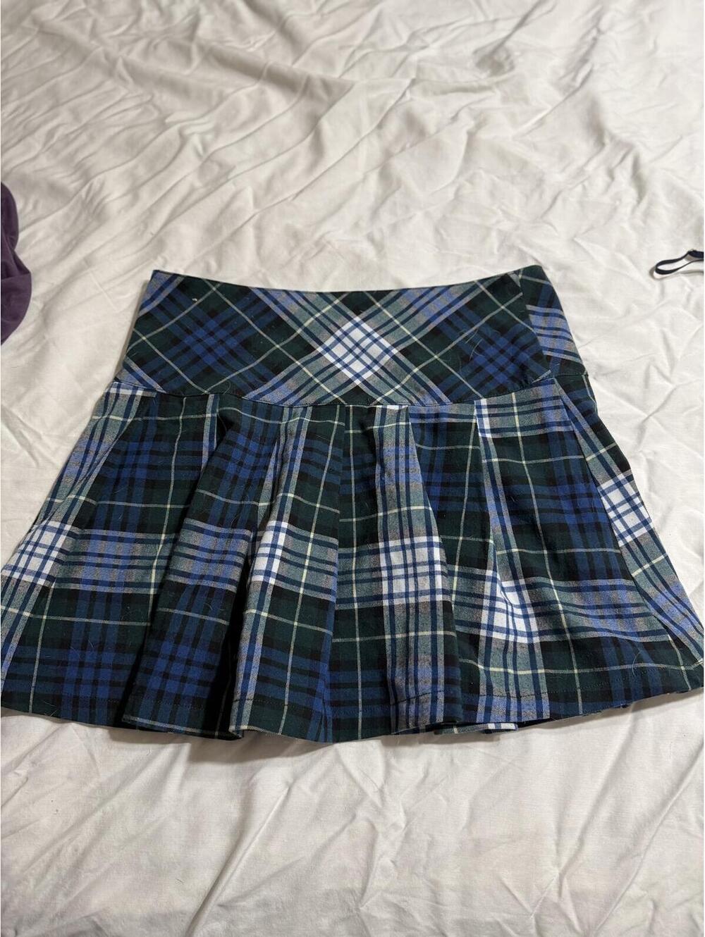 American Eagle Plaid Y2K mini Skirt Size US6